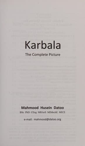 Cover of Karbala: The Complete Picture