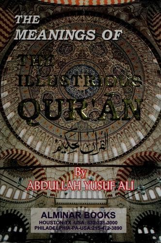 Cover of The Meaning of the Illustrious Quran